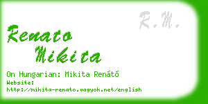 renato mikita business card